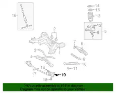 BOLT,FR BUMPER MF244923 MITSUBISHI