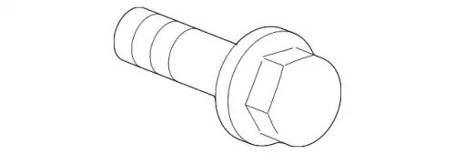 BOLT,FR BUMPER MF244923 MITSUBISHI