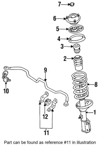 BRKT,FR SUSP STABILIZER,RH MB573523 MITSUBISHI