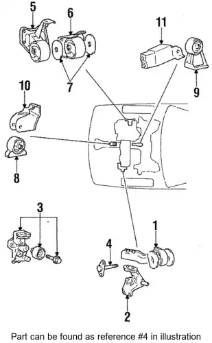 BOLT,ENG MOUNTING MB175769 MITSUBISHI
