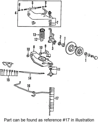 LINK KIT,F/SUS STABILIZER MB109584 MITSUBISHI