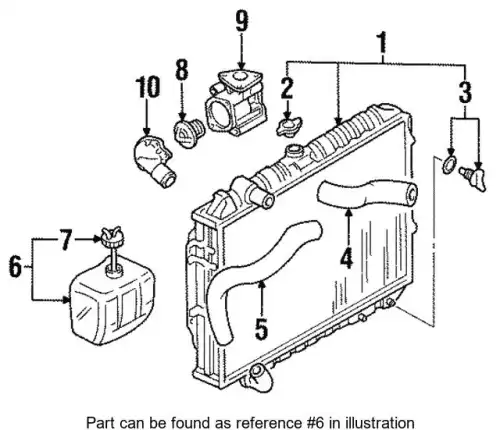 Расширительный бачок MITSUBISHI MB605260