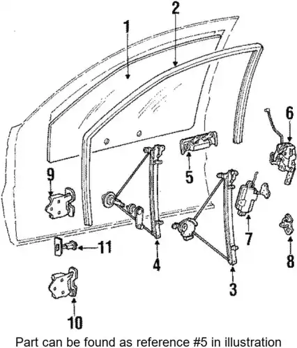 Ручка двери MITSUBISHI MB546601