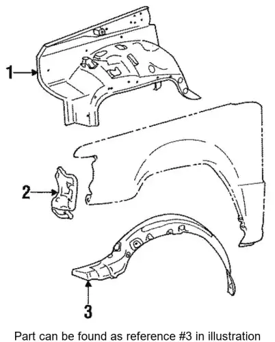 Подкрылок MITSUBISHI MB527071