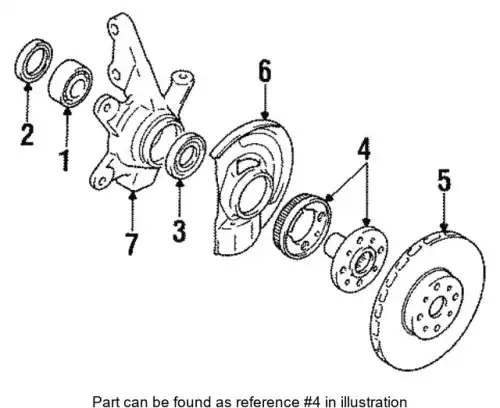 HUB ASSY,FR WHEEL MB349349 MITSUBISHI