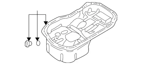 OIL PAN,ENG MD334300 MITSUBISHI