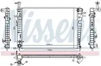 Радиатор кондиционера (конденсатор) NISSENS 675005