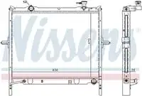 Радиатор кондиционера (конденсатор) NISSENS 66767