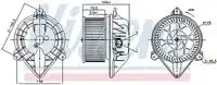 Вентилятор отопителя NISSENS 87174