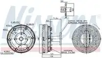 ГИДРОМУФТА МЕРСЕДЕС АТЕГО 86038 NISSENS