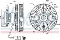МУФТА ВЕНТИЛЯТОРА 86048 NISSENS