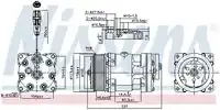 КОМПРЕССОР КОНДИЦИОНЕРА 890193 NISSENS