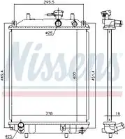 Radiator 617556 NISSENS