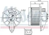 Вентилятор отопителя NISSENS 87221