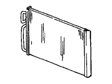 Радиатор кондиционера (конденсатор) CADILLAC 52471072