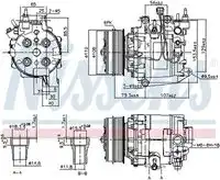 КОМП КОМПРЕССОРА 890195 NISSENS