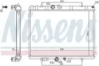 Радиатор кондиционера (конденсатор) NISSENS 636039