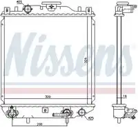 Радиатор кондиционера (конденсатор) NISSENS 69405