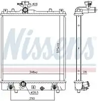 Радиатор кондиционера (конденсатор) NISSENS 641763