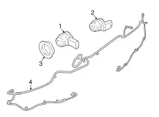 ПРОКЛАДКА ДАТЧИКА ПАРКОВКИ 5Q0919133 PORSCHE