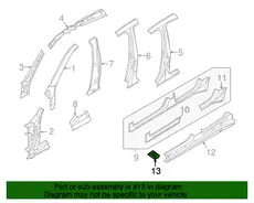 97050458501 Oпopa для дoмкpaтa VAG