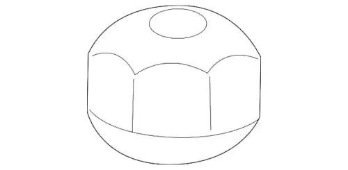гайка! M10x1.5\MB 910113 010000