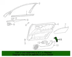 Ручка двери MB 21081008547D26