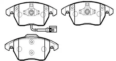 Тормозные колодки дисковые HSB HP9599