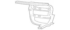 Решетка бампера VAG 95B807681A1E0