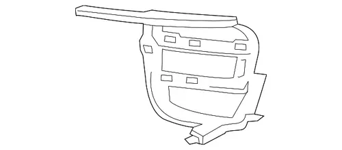 Решетка бампера VAG 95B807682A1E0