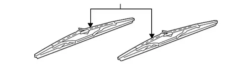 WIPER BLADE 97062890300 VAG