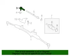 Рулевой наконечник FORD MEF103