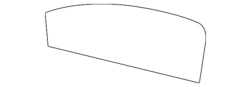 Cтекло дверное 1K3845201C VAG