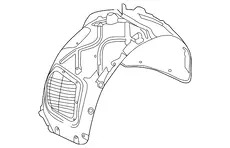 Подкрылок VAG 95850496105