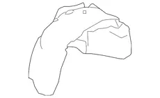 Подкрылок VAG 95550496204