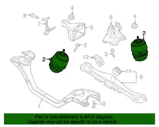 Подушка крепления двигателя VAG 95537504900