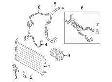 Компрессор кондиционера 977014D901 HYUNDAI