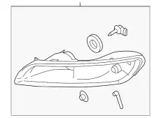 Фара противотуманная PORSCHE 99763108106