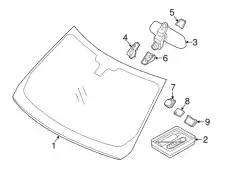 ЛОБОВОЕ СТЕКЛО LR086062 LAND ROVER