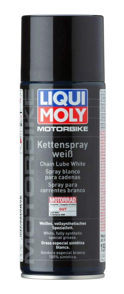 LiquiMoly Racing Kettenspray weiss (0,4L) цепная смазка белая! спрей д/мотоц. \