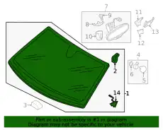 4M0845099E NVB Стекло лобовое VAG