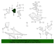 ПОДШИПНИК ДВИГАТЕЛЯ 8R0199381AA VAG