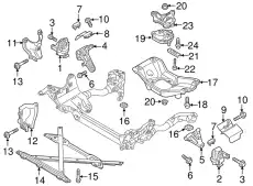 ПОДШИПНИК ДВИГАТЕЛЯ 8R0199381AA VAG