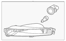 ФОНАРЬ УКАЗАТЕЛЯ ПОВОРОТА 5C5953041C VAG