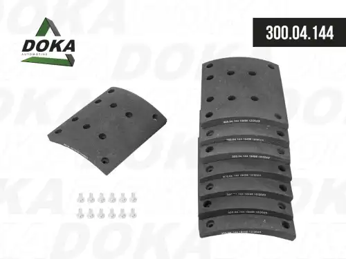Тормозные колодки дисковые DOKA 300.04.144