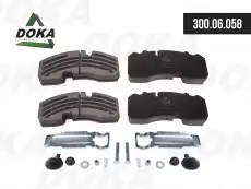 Тормозные колодки дисковые DOKA 300.06.058