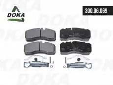 Тормозные колодки дисковые DOKA 300.06.069
