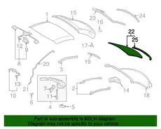 GLASS SUB-ASSY, BACK 6480124170 TOYOTA / LEXUS