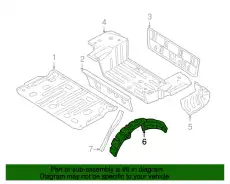 Подкрылок MITSUBISHI 5305A195