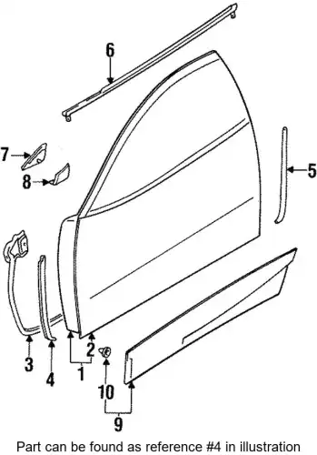Ручка двери MITSUBISHI MB641316